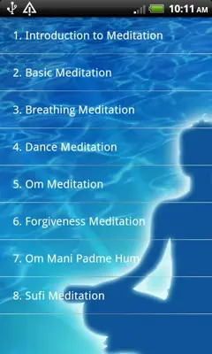 Simple Meditation android App screenshot 4